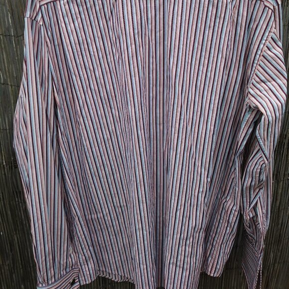 Sean John Striped Collar Shirt - XL - Multicolor - Picture 7 of 7